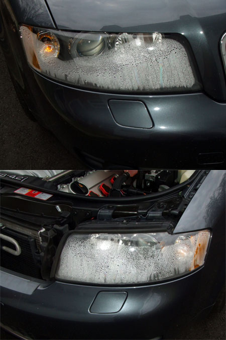 condesation headlights condesation headlights